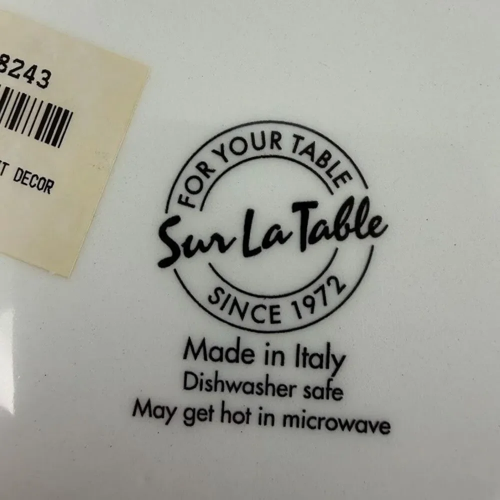 Sur La Table Frutta Dinner Plate, Made in Italy, Still w Original Tag, Read Desc